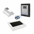 Videx 1-Way Flush 2-Wire Video Kit with Prox and 6788 Monitor