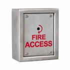 RGL stainless steel Fireman Switch in a surface housing