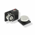 SRS Fire Rated Surface Mount Black Door Retaining Magent, 24Vdc
