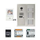 Aiphone 10-Way Flush Video Kit for GT Series