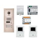 Aiphone - 2 Way GT System Video Kit with Flush Modular Panel