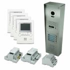 Aiphone 4-Way Surface Video Kit with Keypad for GT Series