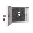 RGL lockable, steel KEYPAD box in white (2 keys supplied)