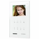 Videx Kristallo Handsfree Video Monitor with 3.5 Inch Screen in White
