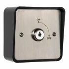RGL On/Off Latching Key Switch with Stainless Steel Plate