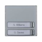 CAME BPT 2 Button Call Module Front Panel for MTM Panel