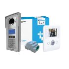 CAME BPT Standard MTM 8-Way Digital Keypad Video Flush Kit White Perla