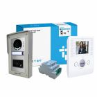 CAME BPT Standard MTM 8-Way Video Flush Kit with Prox &amp;amp; Black Perlas