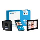 CAME BPT VR ZAMAK MTM 9-Way Video Flush Kit with White XTS 5IP Monitor