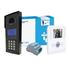 CAME BPT VR ZAMAK MTM 8-Way Digital Keypad Video Surf Kit Black Perla