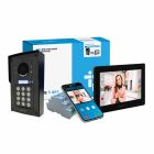 CAME BPT VR ZAMAK MTM 3-Way Video Flush Kit with Keypad &amp;amp; Black XTS 7 