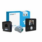 CAME BPT VR ZAMAK MTM 8-Way Video Flush Kit with Black Opale Monitors