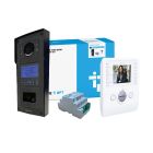 CAME BPT VR ZAMAK MTM 9-Way Digital Prox Video Flush Kit White Perla