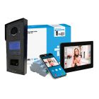 CAME BPT VR ZAMAK MTM 5-Way Digital Prox Video Flush Kit Black XTS 7