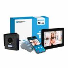 CAME BPT VR ZAMAK MTM 3-Way Video Flush Kit with Black XTS 7 Monitors