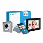 CAME BPT Standard MTM 7-Way Video Flush Kit with Black XTS 7 Monitors