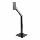SRS Car or Pedestrian Height Black Aluminium Goose Neck Post