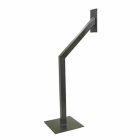 SRS Car or Pedestrian Height Black Aluminium Goose Neck Post