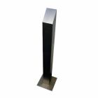 CDVI Angled Top Stainless Steel Post for mounted keypads or intercoms