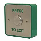 Videx Surface Stainless Steel Push to Exit with Large Tactile Button