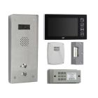 Bell 1 Button Vandal Resistant Surface Mounted Video Kit With Tabellet