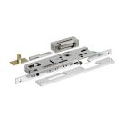 UPVC door kit : LH Euro sash lock, cylinder and 12V AC strike