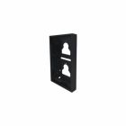 Comelit ULTRA Surface Mount Housing for Two Module Panels in Black