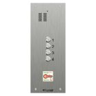 Comelit 4 button, VR s.steel engravable iKall audio + prox.