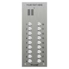 Comelit 18 button, VR s.steel engravable iKall audio panel