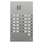 Comelit 25 button, VR s.steel engravable iKall audio panel
