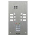 Comelit 6 button, VR s.steel name window iKall audio + keypa