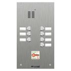 Comelit 7 button, VR s.steel name window iKall audio + prox.