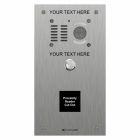 Comelit 1 Button VR Engravable IKall Video Panel + Prox Cutout