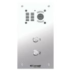 Comelit 2 button, VR s.steel engravable iKall video - mirror polish pa