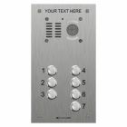 Comelit VK4507 | 7 Button, VR S.steel Engravable iKall Video Panel