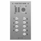 Comelit VK4509 | 9 Button, VR S.Steel Engravable iKall Video Panel