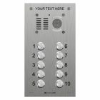 Comelit VK4510 | 10 Button, VR Engravable iKall Video Panel