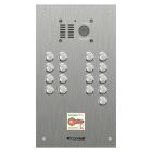 Comelit 17 button, VR s.steel engravable iKall video + prox.