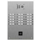 Comelit 30 button VR s.steel engravable iKall video with prox cut out