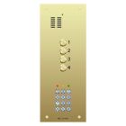 Comelit 4 button, VR brass engravable iKall audio + keypad