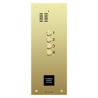 Comelit 4 button, VR brass engravable iKall audio + prox.  p
