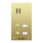 Comelit 2 button, VR brass name window iKall audio panel