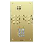 Comelit 11 button, VR brass engravable iKall audio + keypad