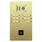 Comelit 11 button, VR brass engravable iKall audio + prox.