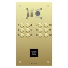 Comelit 12 button, VR brass engravable iKall audio + prox.