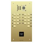 Comelit 18 button, VR brass engravable iKall audio + prox.