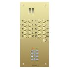 Comelit 21 button, VR brass engravable iKall audio + keypad
