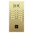 Comelit 21 button, VR brass engravable iKall audio + prox.