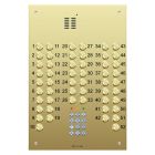 Comelit 39 button, VR brass engravable iKall audio + keypad size D47