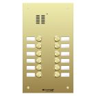 Comelit 12 button, VR brass name window iKall audio panel